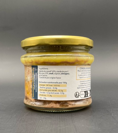 Pâté de canard (20% foie gras)