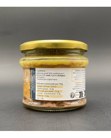 Pâté de canard (20% foie gras)