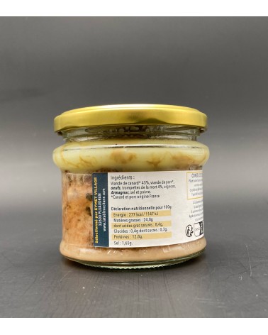 Pâté de canard aux trompettes de la mort