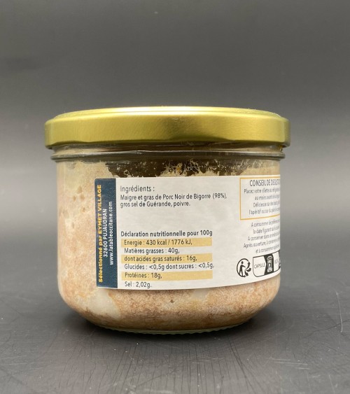 Rillettes de porc noir de Bigorre