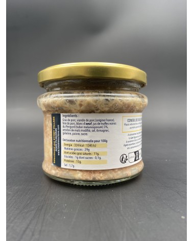Terrine campagnarde au jus de truffes noires 3%