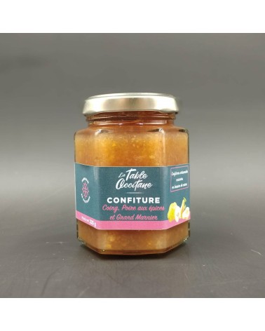 Confiture Coing, Poire aux épices et Grand Marnier