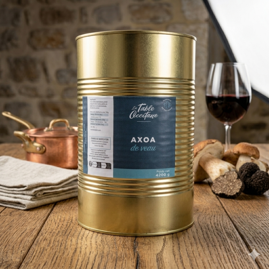 Axoa de Veau – Format Familial 4,2 kg – Recette Artisanale du Terroir