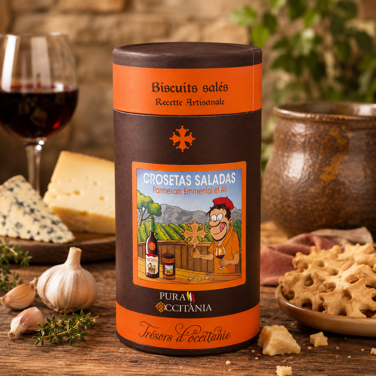 Biscuits Apéritifs Salés “Crosetas Saladas” – Recette Artisanale – 125 g