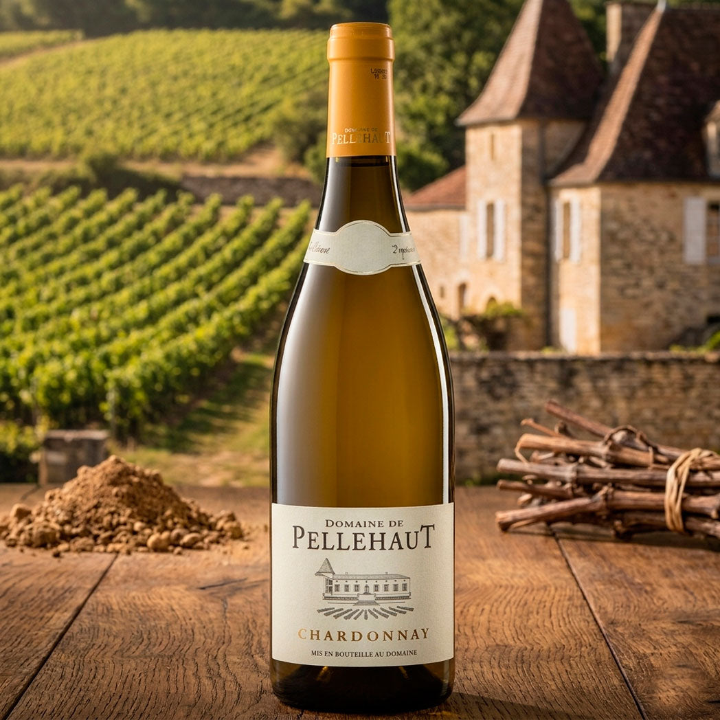 100 % Chardonnay – Domaine de Pellehaut – IGP Côtes de Gascogne 75cl