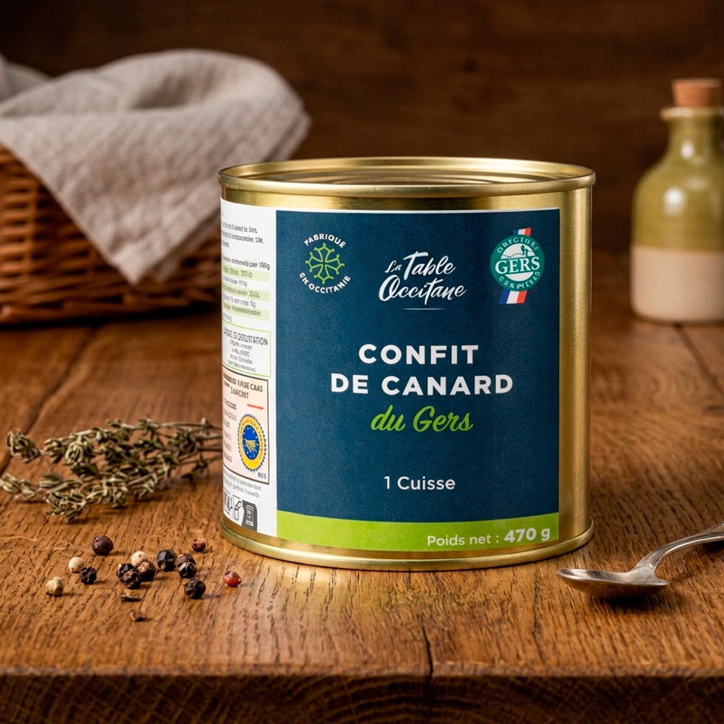 Confit de Canard IGP Gers 1 cuisse – Spécialité Artisanale du Sud-Ouest