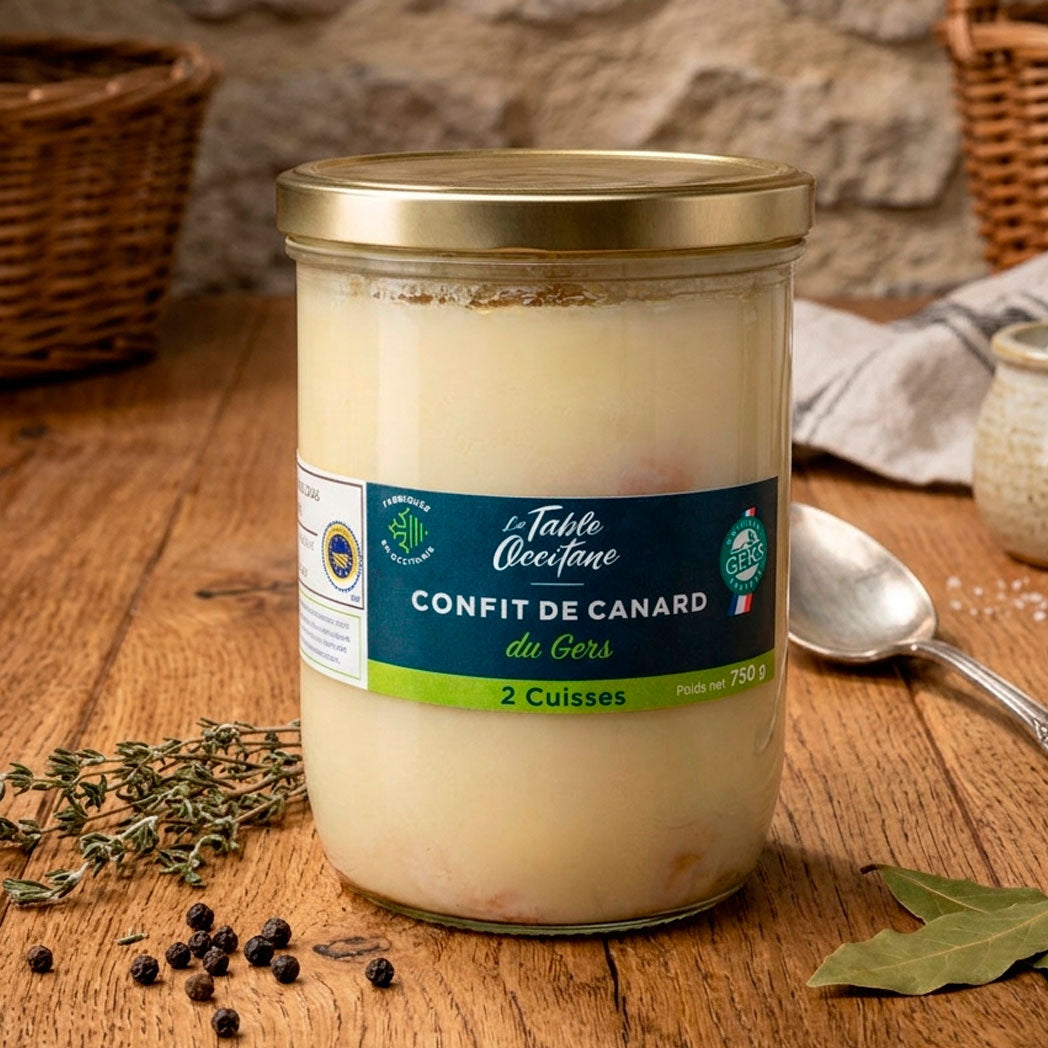 Confit de Canard IGP Gers 2 cuisses – Spécialité Artisanale du Sud-Ouest