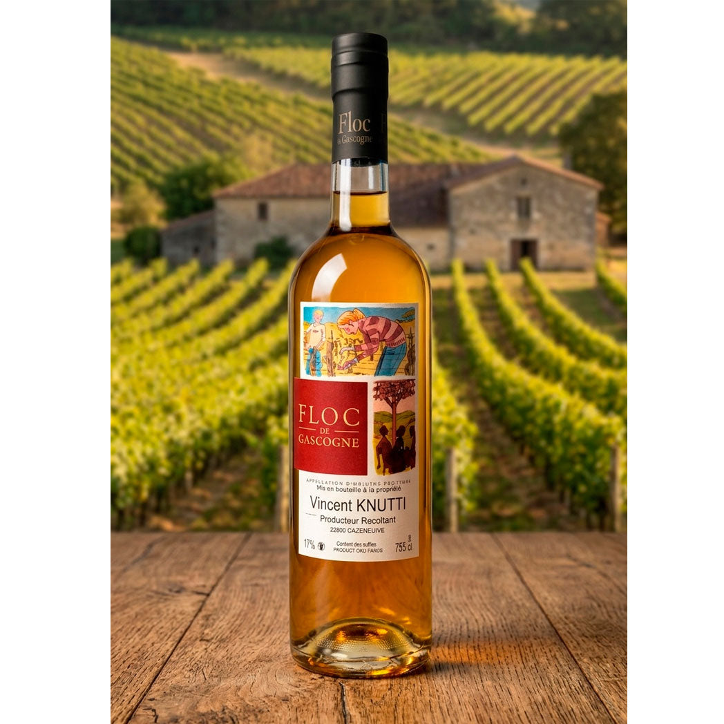 Floc de Gascogne Blanc – Vincent Knutti – Producteur Récoltant – 75 cl