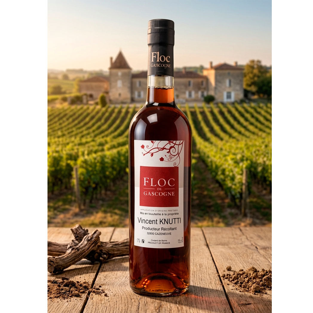 Floc de Gascogne rosé – Vincent Knutti – Producteur Récoltant – 75 cl