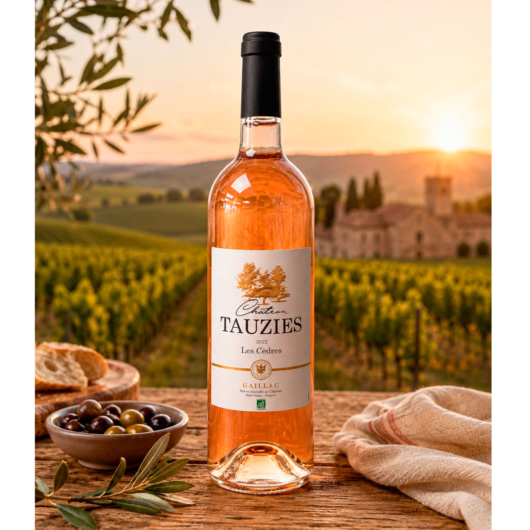 Les Cèdres rosé – Château Château Tauziès – AOP Gaillac – 75 cl