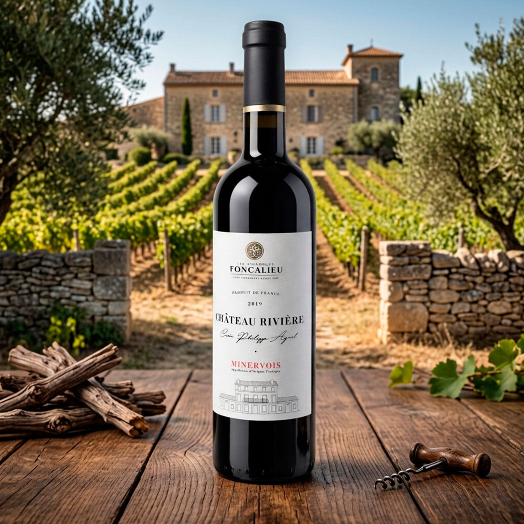 Château rivière – Domaine Foncalieu – AOP Minervois – 75 cl