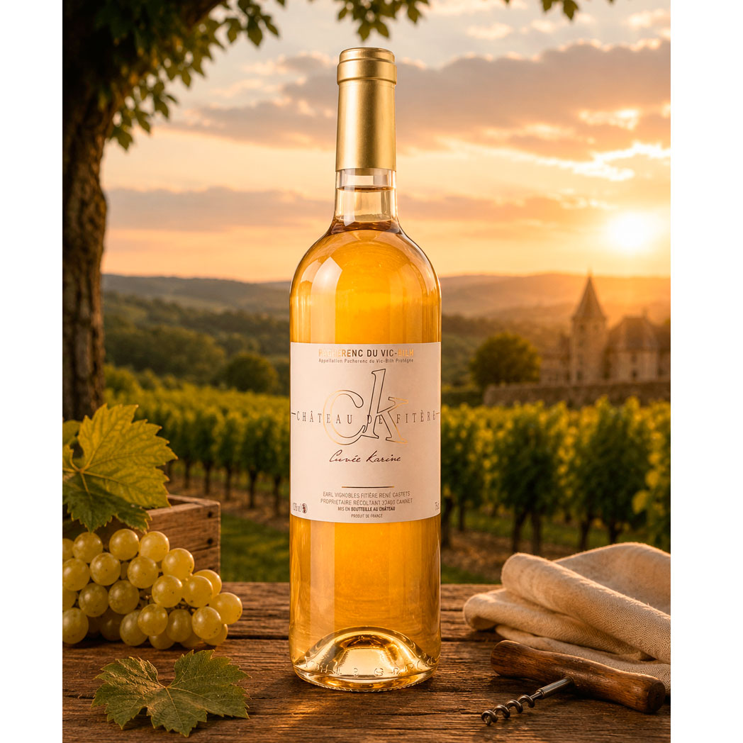Cuvée Karine – Domaine Château Fitère – AOP Pacherenc du Vic-Bilh – 75 cl