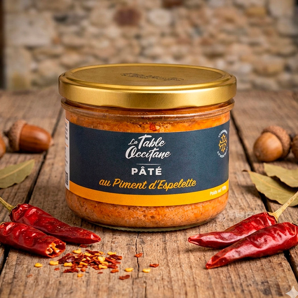 Pâté au Piment d’Espelette 180g – Recette Artisanale du Sud-Ouest