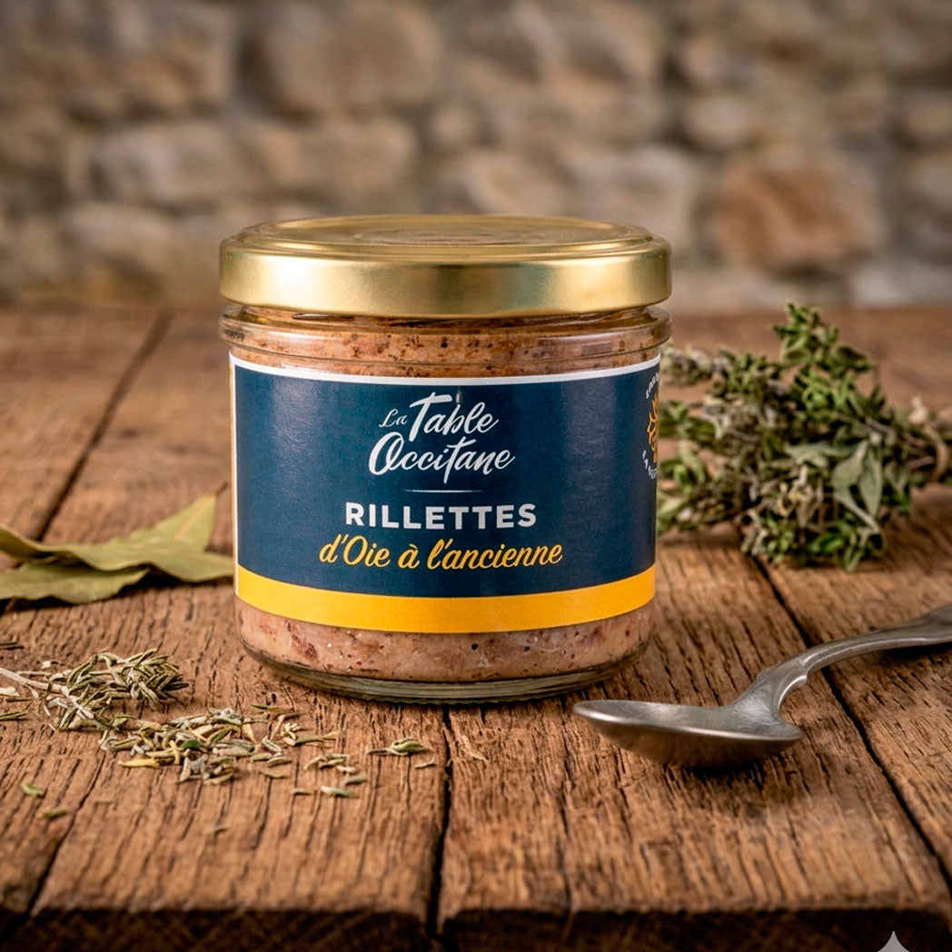 Rillettes d’Oie à l’Ancienne 100g – Recette Artisanale du Sud-Ouest