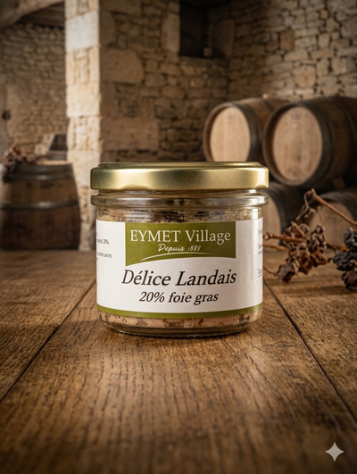 Délice Landais 20% foie gras 90g – Recette Artisanale du Sud-Ouest