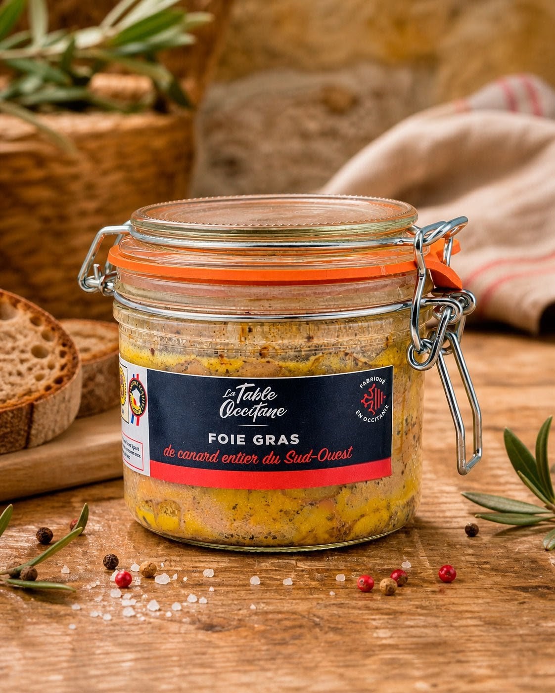 Foie Gras de Canard Entier IGP Gers 300g – Authentique Foie Gras du Sud-Ouest