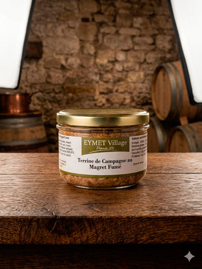 Terrine de campagne au magret fumé 180g – Recette Artisanale du Sud-Ouest