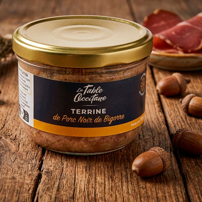 Terrine de Porc Noir de Bigorre 180g – Recette Artisanale du Sud-Ouest